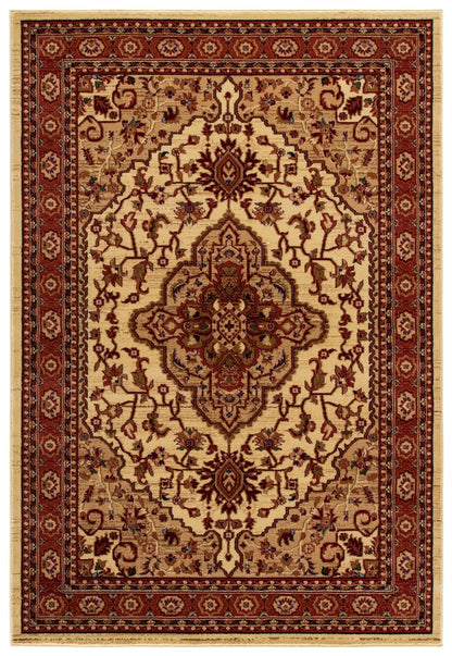 Safavieh - Lyndhurst 338D Ivory Rust - 5.3" X 7.6" - LNH338D-5 view 1