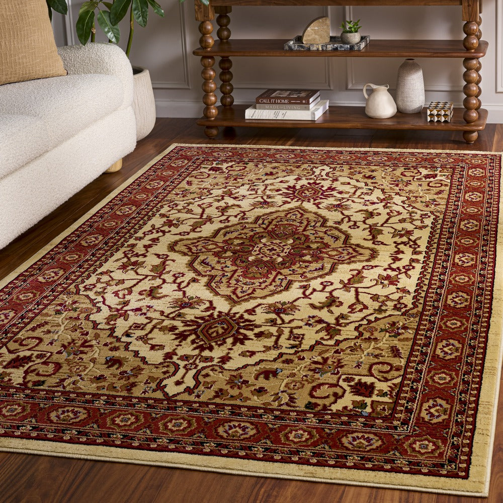 Safavieh - Lyndhurst 338D Ivory Rust - 5.3" X 7.6" - LNH338D-5 view 2