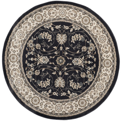 Safavieh - Lyndhurst 340D Anthracite Cream - 5.3" X 5.3" - LNH340D-5R view 1