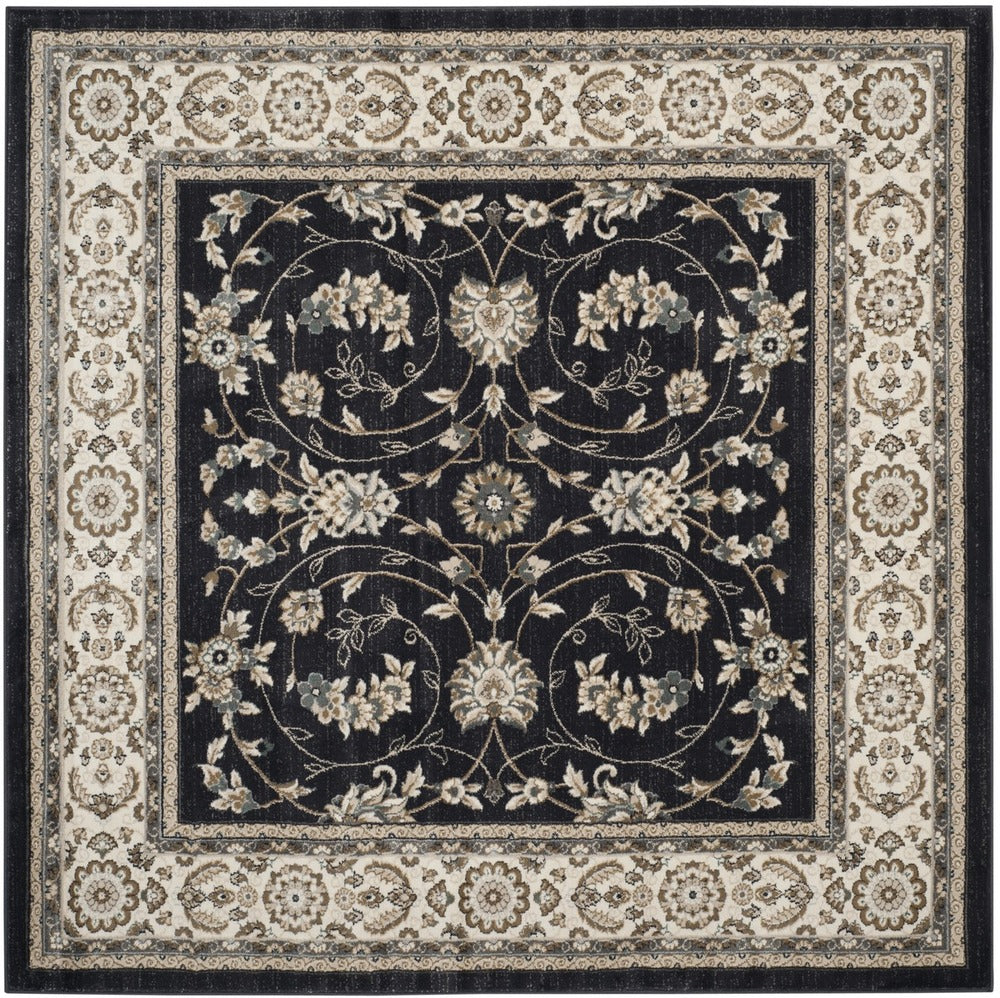 Safavieh - Lyndhurst 340D Anthracite Cream - 5.3" X 5.3" - LNH340D-5SQ view 1