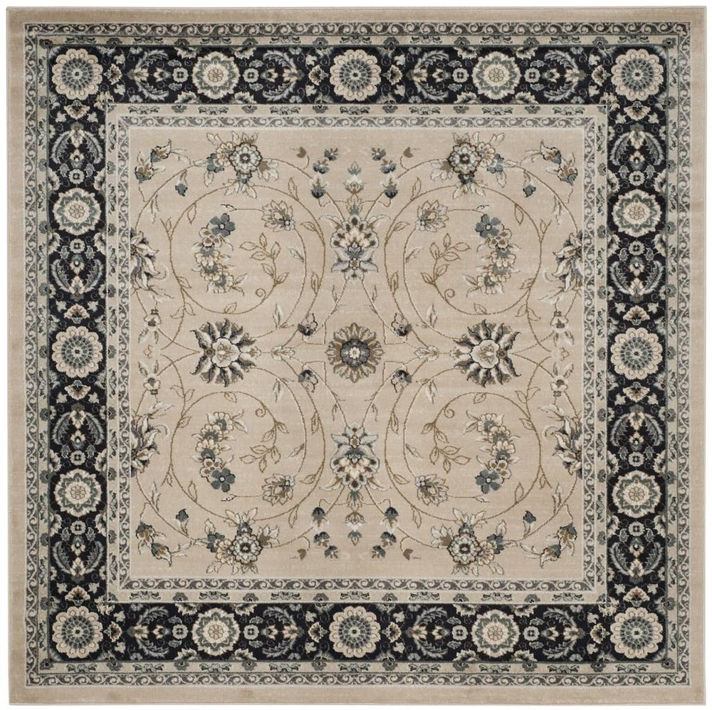 Safavieh - Lyndhurst 340K Light Beige Anthracite - 8" X 8" - LNH340K-8SQ view 1
