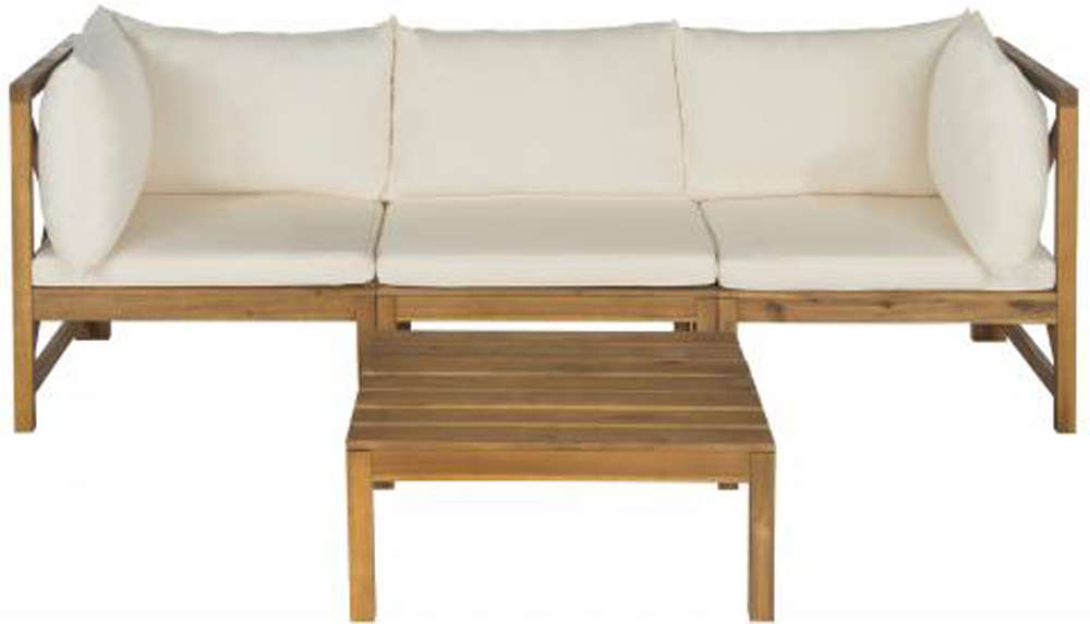 Safavieh - Lynwood Outdoor Sectional - Natural - Beige - PAT6713A veiw 1