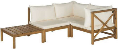 Safavieh - Lynwood Outdoor Sectional - Natural - Beige - PAT6713A veiw 3
