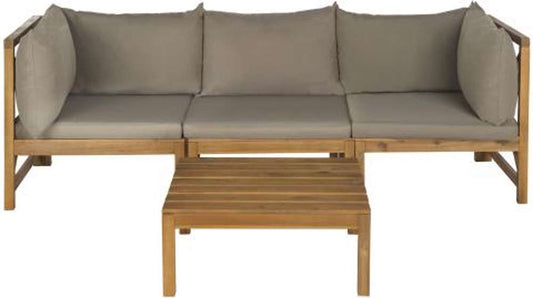 Safavieh - Lynwood Outdoor Sectional - Natural - Taupe - PAT6713B veiw 1