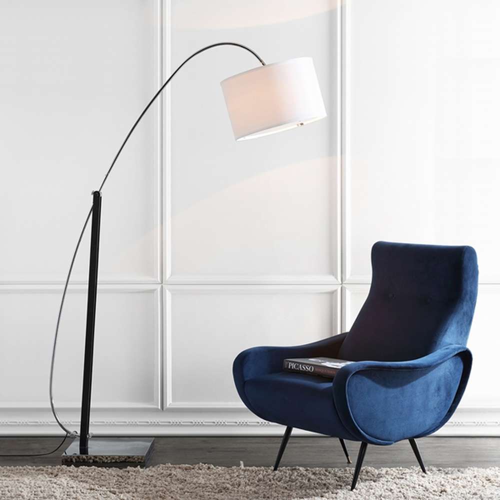 Safavieh - Lyra Arc Floor Lamp - Chrome - LIT4353A veiw 2