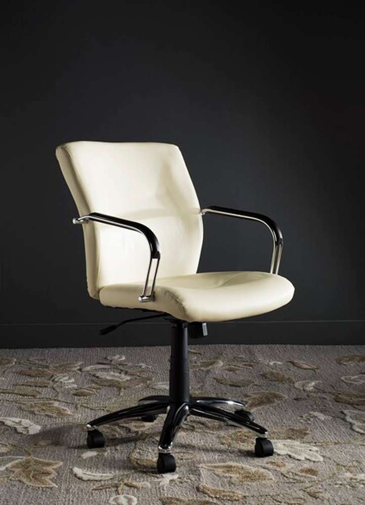 Safavieh - Lysette Desk Chair - Creme - FOX8500A veiw 2
