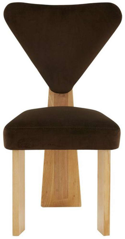 Safavieh - Couture - Madalena 3 Leg Dining Chair - Dark Brown - Natural - SFV5088A veiw 1