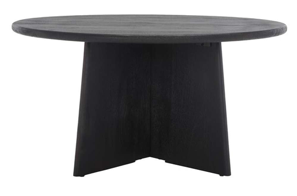 Safavieh - Couture - Madilynn Round Wood Coffee Table - Black - SFV9707A veiw 1