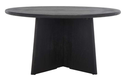 Safavieh - Couture - Madilynn Round Wood Coffee Table - Black - SFV9707A veiw 1