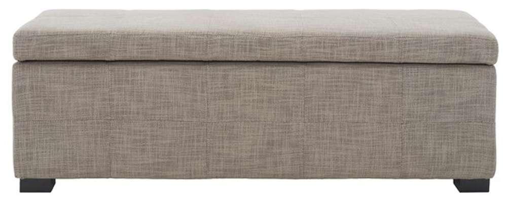 Safavieh - Madison Lg Storage Bench - Stone - HUD8226M veiw 1