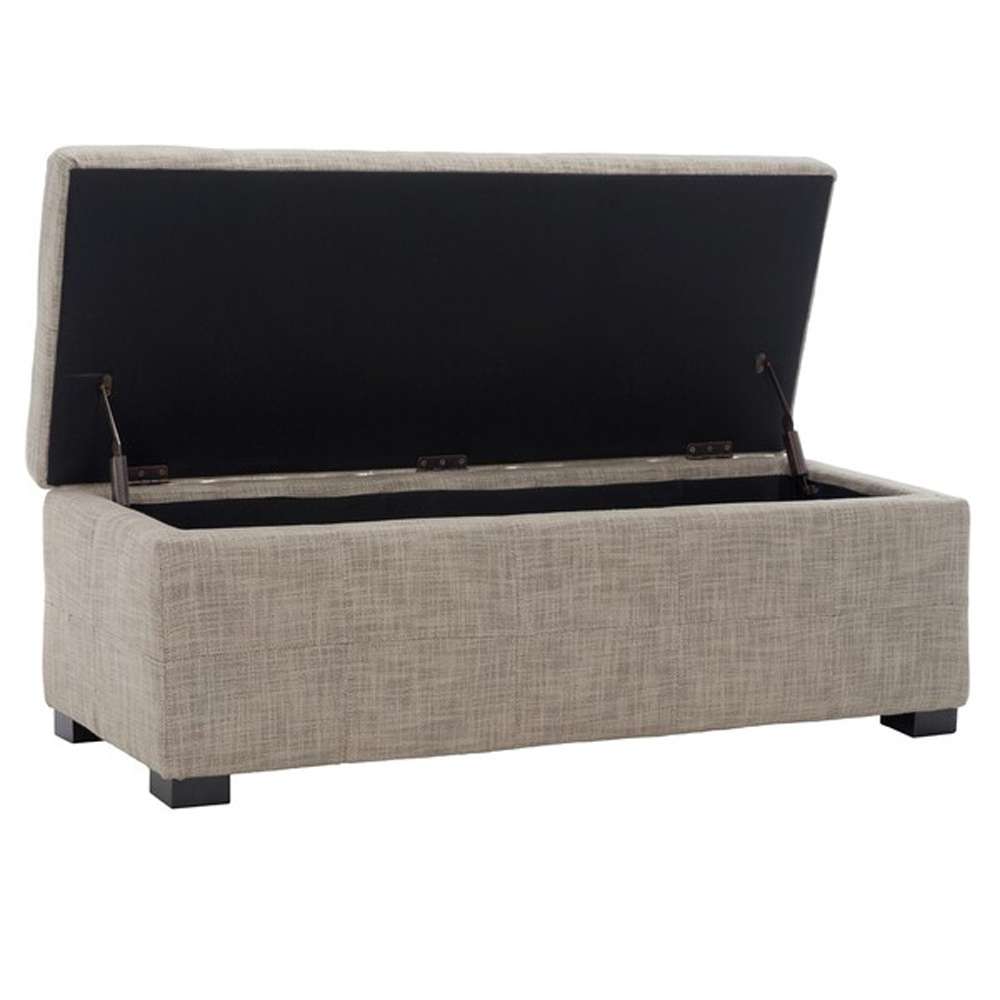 Safavieh - Madison Lg Storage Bench - Stone - HUD8226M veiw 2