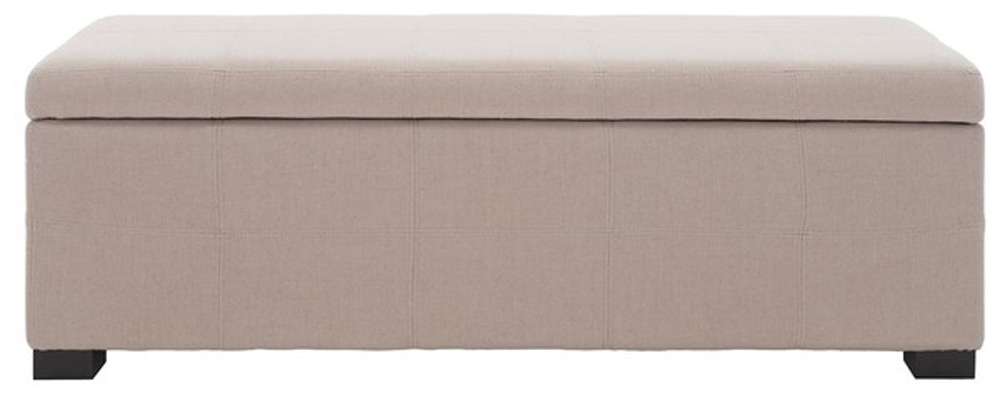 Safavieh - Madison Lg Storage Bench - Taupe - HUD8226L veiw 1