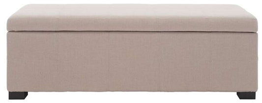 Safavieh - Madison Lg Storage Bench - Taupe - HUD8226L veiw 1