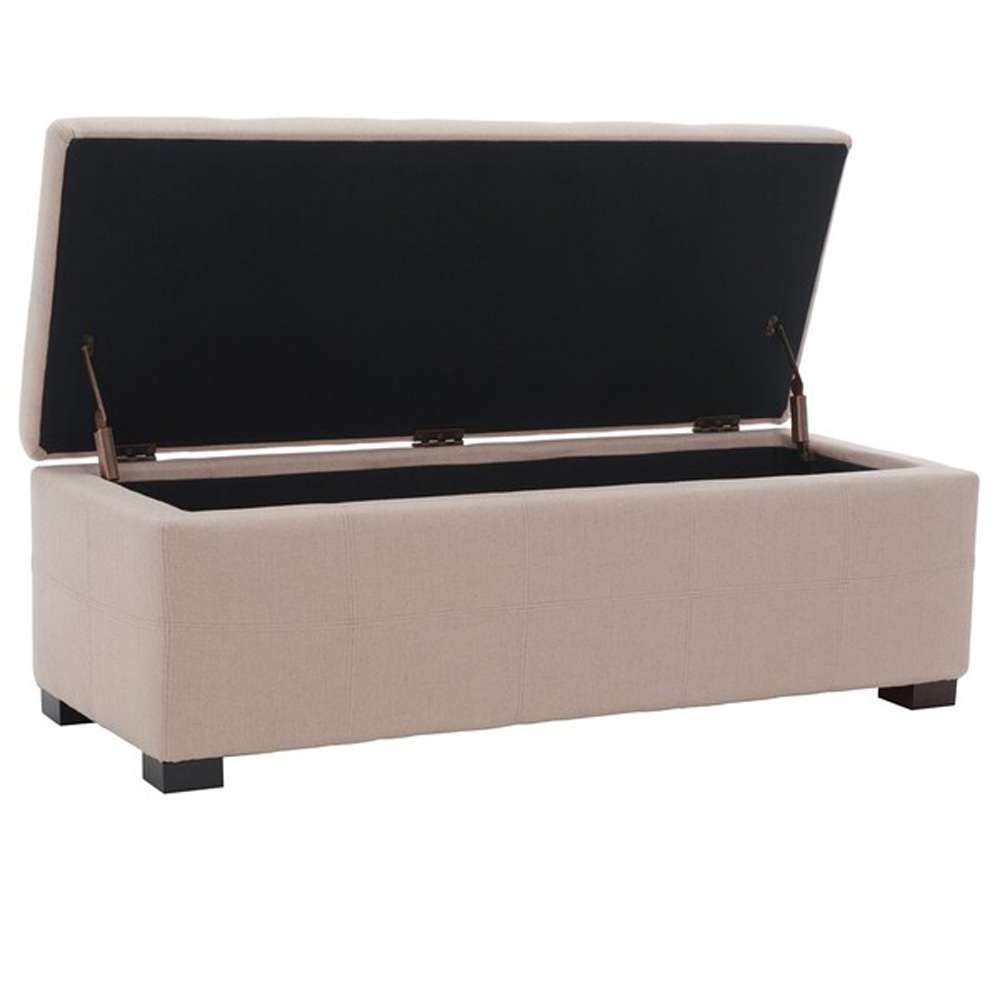 Safavieh - Madison Lg Storage Bench - Taupe - HUD8226L veiw 3