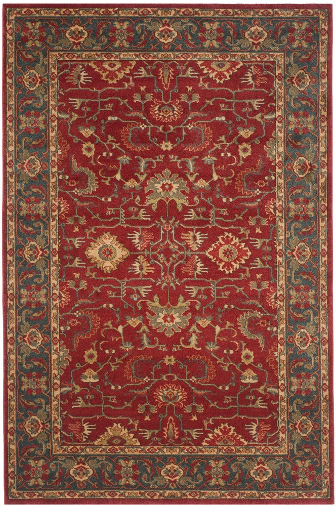 Safavieh - Mahal 693F Red Navy - 2" X 3" - MAH693F-2 view 1