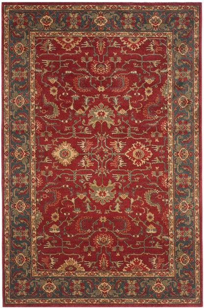 Safavieh - Mahal 693F Red Navy - 2" X 3" - MAH693F-2 view 1
