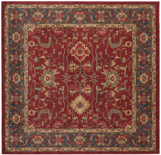 Safavieh - Mahal 693F Red Navy - 3" X 3" - MAH693F-3SQ view 1