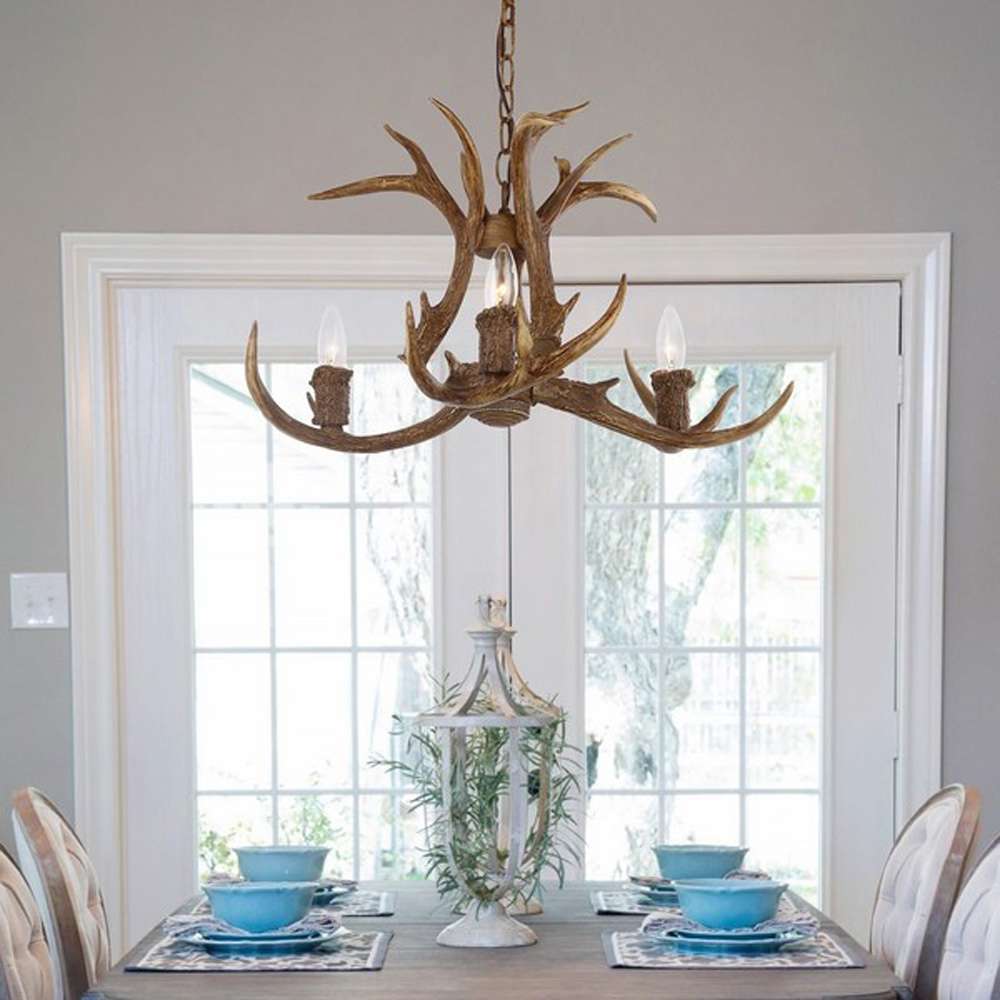 Safavieh - Makani 3Lt 21in Chandelier - Brown - CHA4002A veiw 3