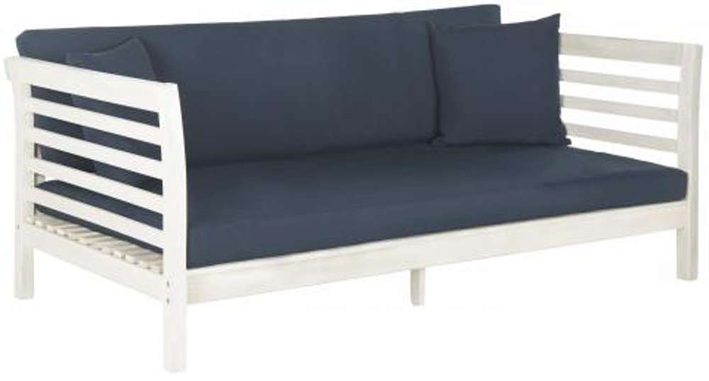 Safavieh - Malibu Day Bed - Antique White - Navy - PAT6725D veiw 3