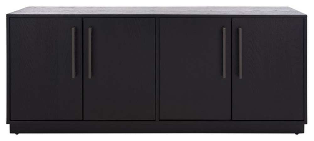 Safavieh - Couture - Mallory 4 Door Media Stand - Black - SFV2120C veiw 1