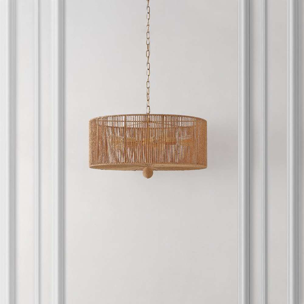 Safavieh - Mamba 5 Lt 24in Pendant - Natural - Gold - PND4186A veiw 1