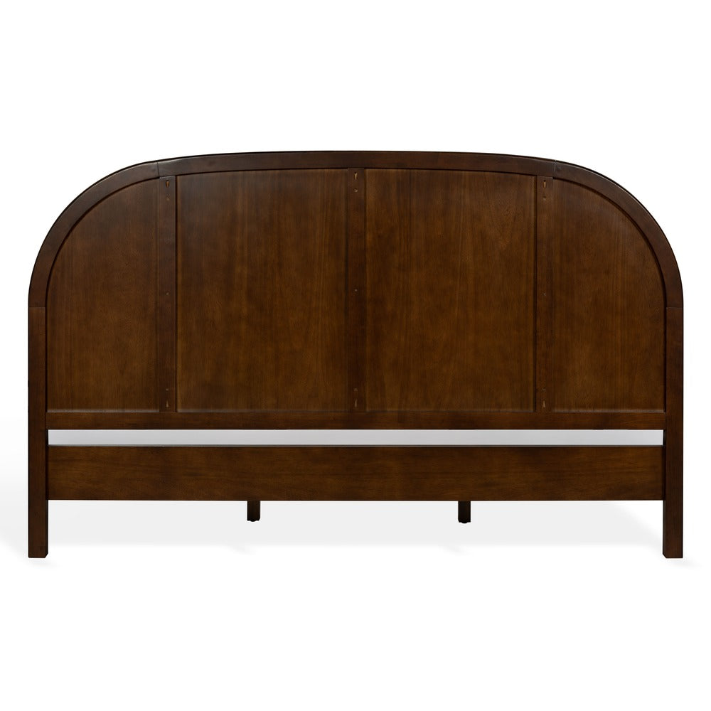 Safavieh - Mandie Wood King Bed / Walnut - SFV4284B-K-2BX view 4