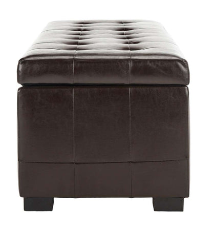 Safavieh - Manhattan Lg Storage Ottoman - Brown - HUD4200A veiw 4