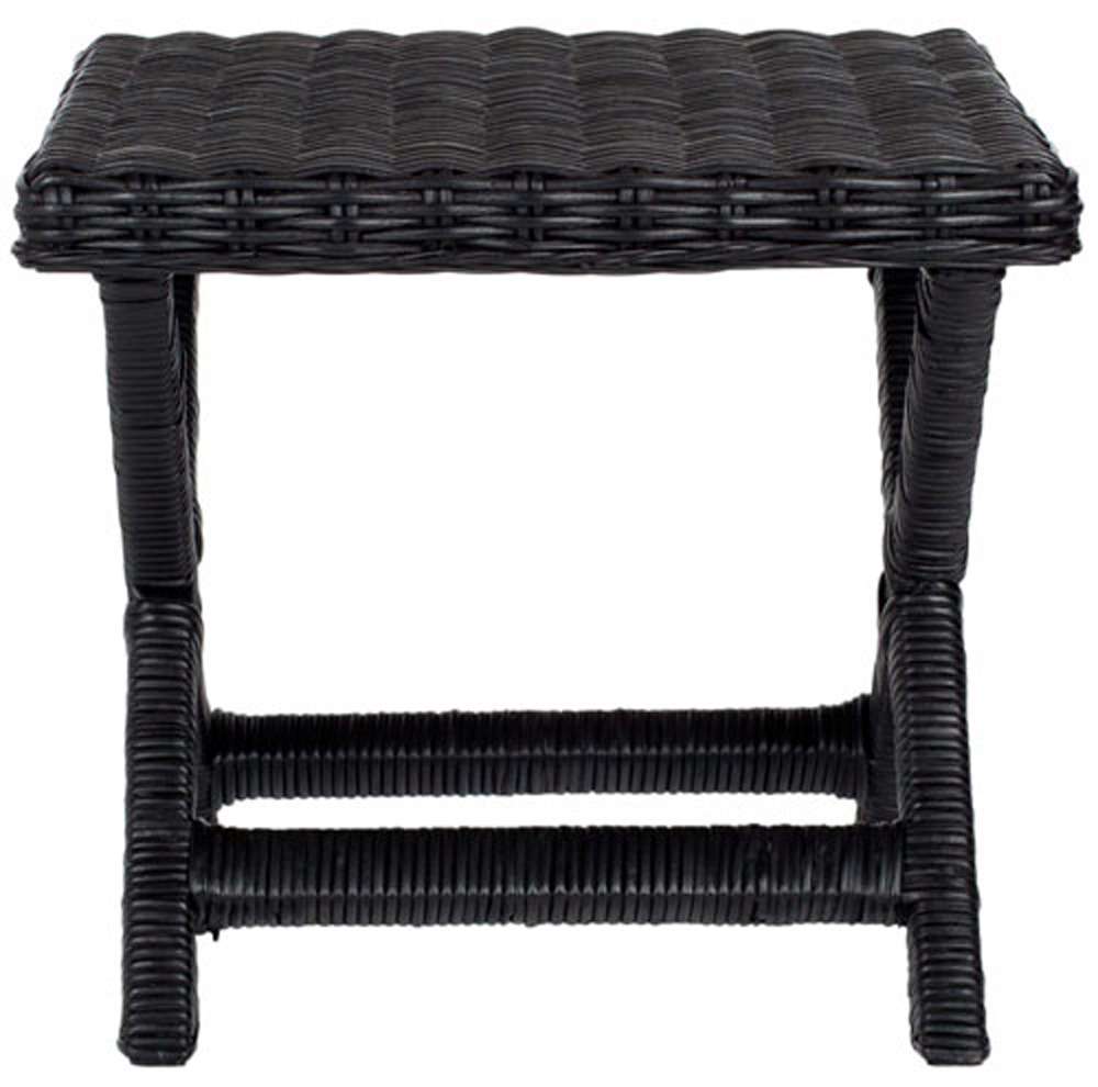 Safavieh - Manor Ottoman - Black - FOX6529B veiw 1