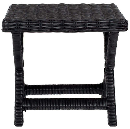 Safavieh - Manor Ottoman - Black - FOX6529B veiw 1