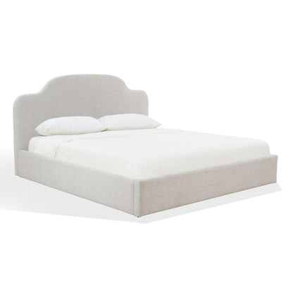 Safavieh - Marcelline Chenille Queen Bed / Taupe - SFV4889A-Q-2BX view 4