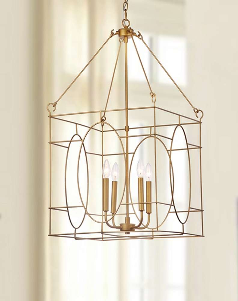 Safavieh - Margot 4Lt 18 Inch Pendant - Gold - PND4004A veiw 1