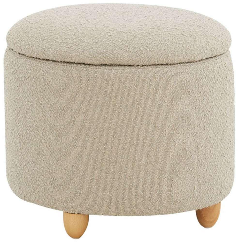 Safavieh - Couture - Mariabella Storage Ottoman - Oatmeal - SFV4793C veiw 1