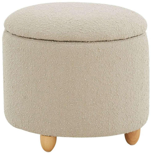 Safavieh - Couture - Mariabella Storage Ottoman - Oatmeal - SFV4793C veiw 1