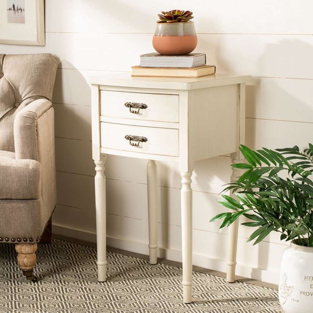 Safavieh - Marilyn End Table - White Birch - AMH6575A veiw 2