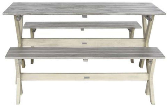 Safavieh - Marina 3 Piece Set - Grey - White - PAT7021A veiw 1