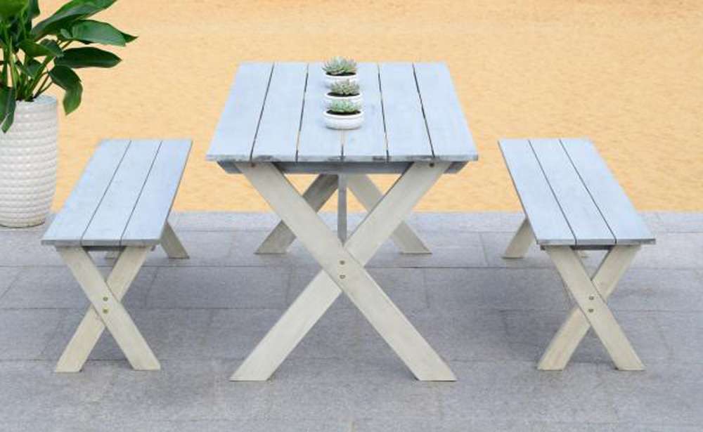 Safavieh - Marina 3 Piece Set - Grey - White - PAT7021A veiw 2