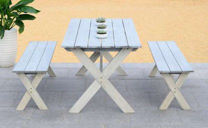 Safavieh - Marina 3 Piece Set - Grey - White - PAT7021A veiw 2