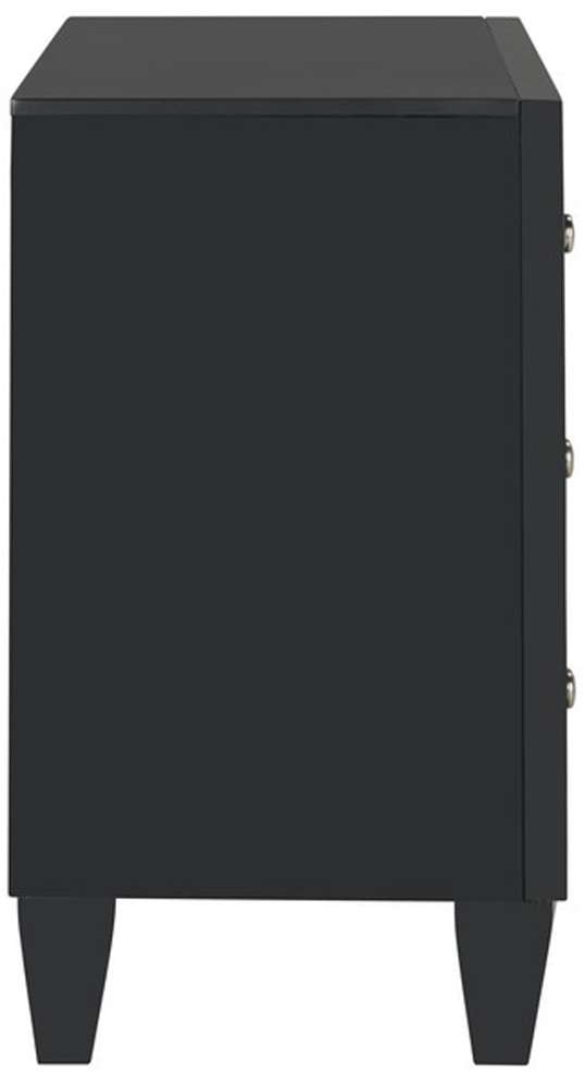 Safavieh - Marlon 3 Drawer Chest - Black - CHS9202A veiw 4