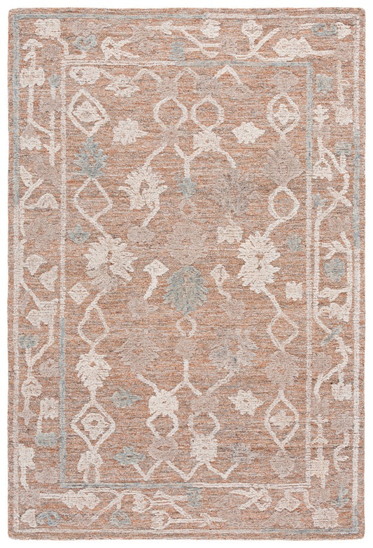 Safavieh - Marquee 601P Rust Ivory - 9" X 12" - MRQ601P-9 view 1