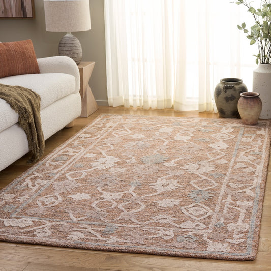 Safavieh - Marquee 601P Rust Ivory - 9" X 12" - MRQ601P-9 view 2
