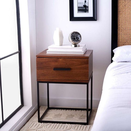 Safavieh - Marquise 2 Drawer Night Stand - Brown - NST5005A veiw 2
