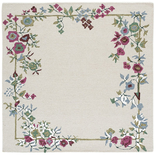 Safavieh - Martha Stewart 3540 Ivory Pink - 6" X 6" - MSR3540F-6SQ view 1