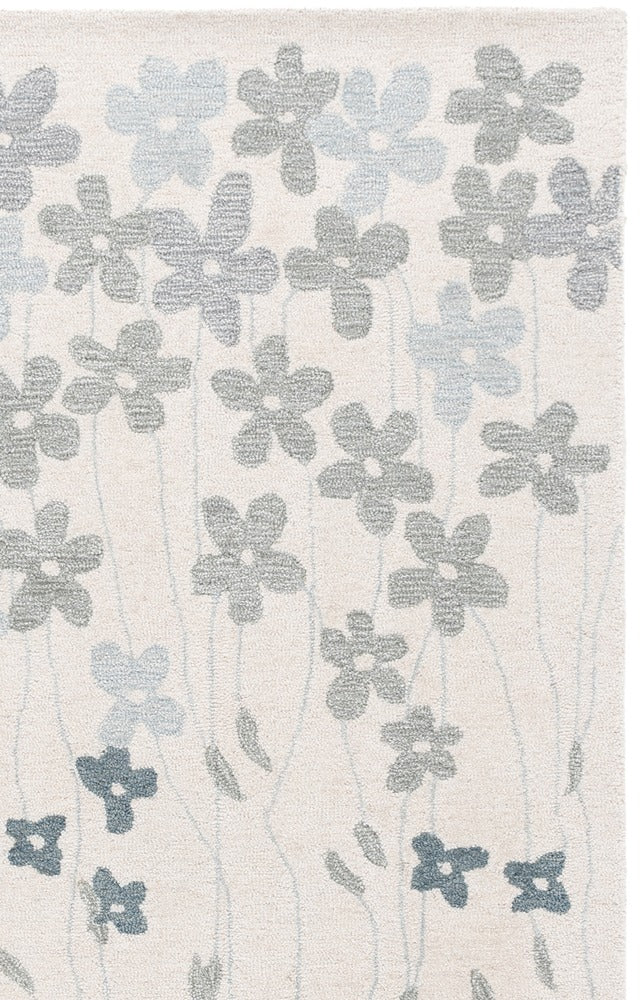 Safavieh - Martha Stewart 3551M Ivory Blue - 6" X 9" - MSR3551M-6 view 3