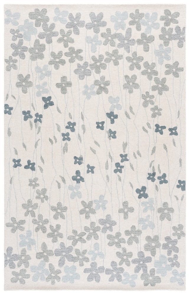 Safavieh - Martha Stewart 3551M Ivory Blue - 8" X 10" - MSR3551M-8 view 1