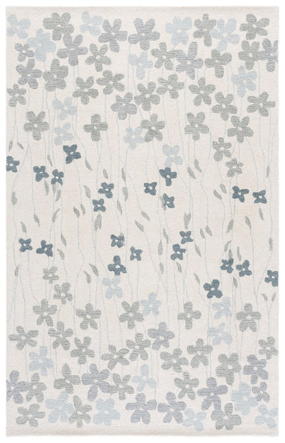 Safavieh - Martha Stewart 3551M Ivory Blue - 8" X 10" - MSR3551M-8 view 1