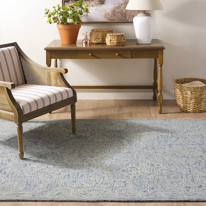 Safavieh - Martha Stewart 3859M Blue Ivory - 5" X 8" - MSR3859M-5 view 2