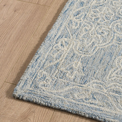 Safavieh - Martha Stewart 3859M Blue Ivory - 5" X 8" - MSR3859M-5 view 3