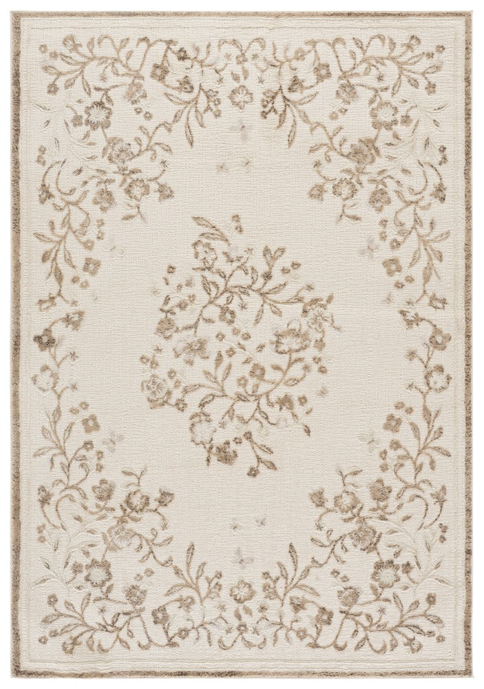 Safavieh - Martha Stewart Clarity 831E Ivory / Taupe - 5" X 7" - MSR831E-5 view 1