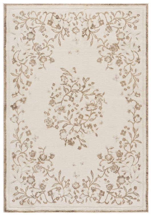 Safavieh - Martha Stewart Clarity 831E Ivory / Taupe - 5" X 7" - MSR831E-5 view 1