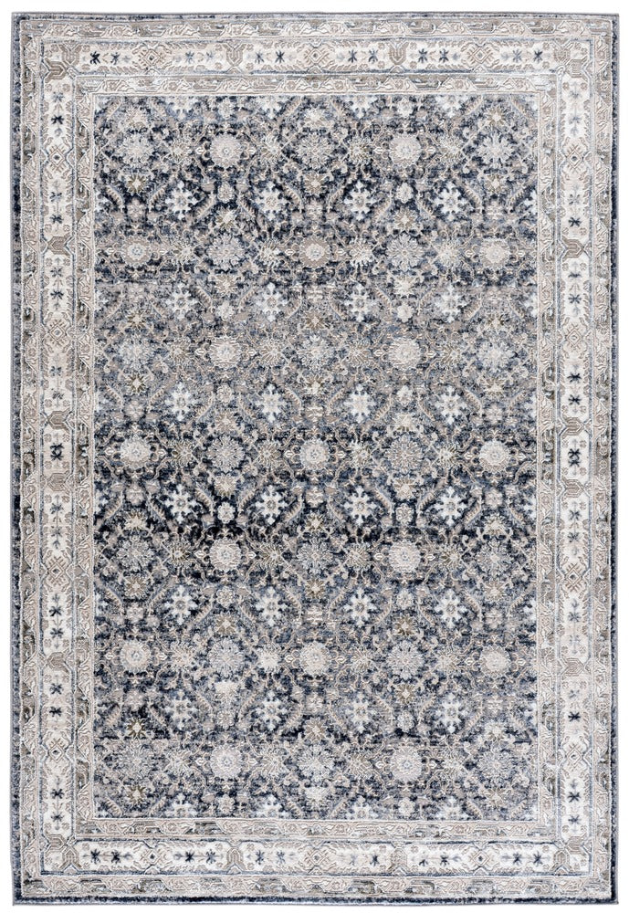 Safavieh - Martha Stewart Liora 970A Ivory / Light Blue - 6" X 9" - MSR970A-6 view 1